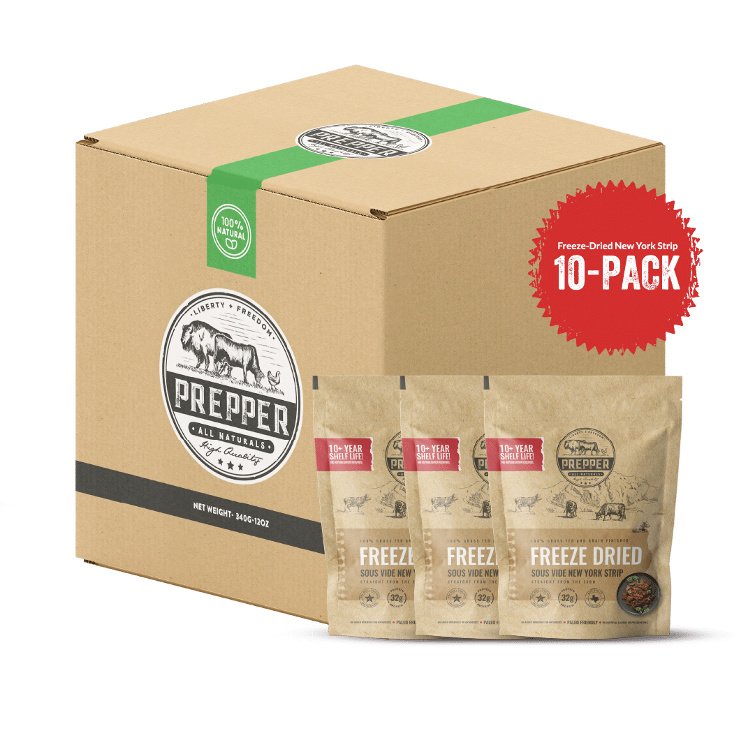 Freeze-Dried New York Strip 10-Pack